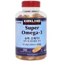 커클랜드 오메가3 180정 영양제 1229mg X 1통, 7개
