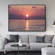 행운과 복이 들어오는 2022년 새해 해돋이 일출 비즈 대형 보석십자수 만들기 diy 키트, 60x50cm
