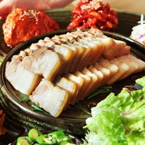 [당일출고]한방수육 삶은보쌈 수육 오겹살 통수육 간편하게 데워먹는 잡내없는 돼지수육 보쌈고기 400g 3~4인용, 1개