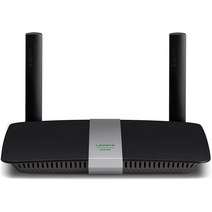 링크시스 EA6350 가정용 듀얼 밴드 Wi-Fi 와이파이 AC1200 고속 무선 라우터 블랙, 기본