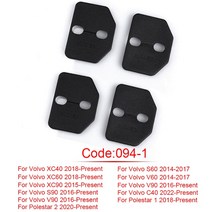 호환 차량수리 도어락 4pcs 자동차 스타일링 도어 체크 암 보호 커버 ABS 볼보 XC40 S60 V60 V40 S90 V90 P