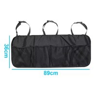 car 뒷좌석 백 주최자 storage bag 고용량 조절 가능한 auto trunk seat back oxford cloth pocket organizer, A형(포켓 4개)