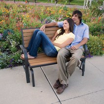 [천삼백케이] [엔지유몰] 라이프타임 야외 흔들벤치 B60055, 단품