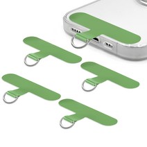 네츄럴파크 스마트폰 TPU 컬러 태그홀더 5P 손목 스트랩 걸이 줄 행온택, 13. TPU컬러 태그홀더 D형고리-그린 5P, 5개