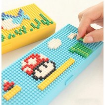 나노블럭필통 나노블럭 필통 플라스틱필통 필통 나노블럭 다용도케이스, 남자