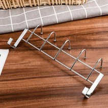 우기마켓 이녹 싱크대 도어훅 스텐 5구 다용도걸이 2P, 이녹 스텐 5구 2P