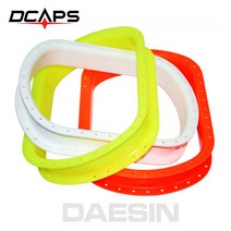 디캡스 캡스 줄낚시자세 갈치채비 자새 갈치바늘 기둥줄 보관 타원형, 다홍