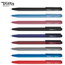 (모나미) 트리피스펜 0.5 0.7 1.0mm 1타(12자루) Triffis, 1.0mm 블랙(12자루), 1개