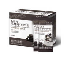 뉴트리디데이 다이어트 쿠키앤크림 체중조절 쉐이크, 1개, 25g x 14포
