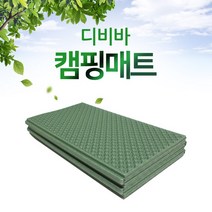 디비바 캠핑매트 중형 140x200 그린 (가방포함), y01_그린