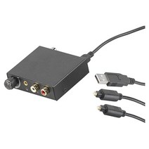 Auvisio Dac 광고 변환기 디지털 오디오 Toslink 동축 볼륨 컨트롤 Ctt6