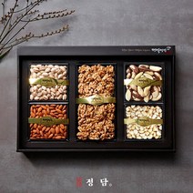 SSG정담 [1월17일 오전8시까지 결제시 명절전출고][SSG 정담][과일愛]명품 견과 선물세트 정담 4호 [호두+볶음아몬드+피스타치오+마카다미아+브라질넛] - 정담보자기포장