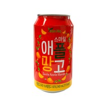 연호음료 스마일 애플망고, 24개, 340ml