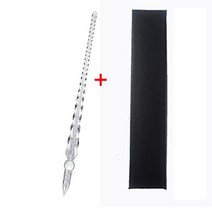 수제 유리 딥 고 붕규산염 글쓰기용 우아한 크리스탈 그림 서예 장식, 1.1