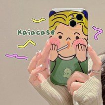 HnY 익살걸즈 아이폰13 프로맥스 애플13 케이스 뉴 13 프로 실리콘12 여성 11 미니 x 크리에이티브 xr 인플루언서 xsmax 풀백 낙상방지 커버 호환