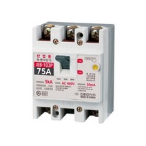 진흥전기 산업용 누전 차단기 ELB 3P75A 5KAJEB-103P