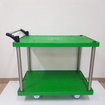 2단카트 대 540*850 무음바퀴 PVC바퀴 회색바퀴 사각대차 구르마 밀차 다용도대차 카트 서빙카트, 대 540*850 무소음바퀴