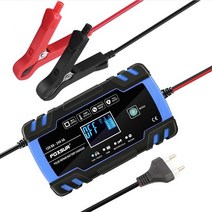 차량점프스타터 12V 8A/24V 4A 자동차 배터리 충전기 시작 빠른 사용 오토바이 트럭 AGM Deepcycle 젤 납산, 03 12V 8A EU Plug