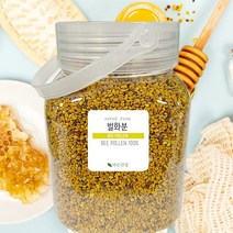 바른건강 벌화분 스페인산 최근통관 순수벌화분 100%, 1개, 600g(핸들캡플라스틱용기)