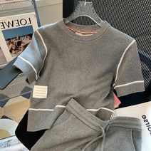 여성 테니스 땀복 트레이닝세트 패션 반바지 반팔 연예인 트레이닝복 츄리닝 여름 운동복