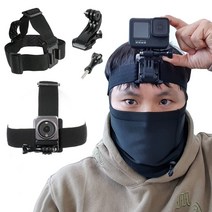 DJI ACTION2 액션2 고프로 오즈모 액션캠 헬멧 머리 헤드 스트랩 마운트 거치대 퀵클립 1인칭 촬영