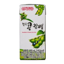 삼육두유 검은콩참깨 두유, 190ml, 32개