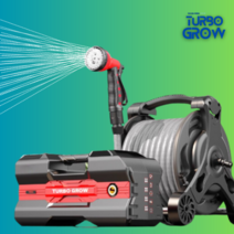 고출력 양수기펌프 수중양수기 충전식 농업용 가정용, 고급형 배터리+호스릴차+ 60m