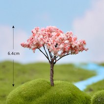 봄 벚꽃 조화 인조 나무 인테리어 포토존 Muy Bien-플라스틱 버드 미니어처 모델 동화 정원 풍경 장식품 홈 DIY 용품, [02] 02