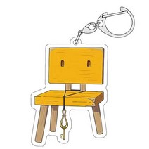 꿈이랑 스즈메고양이 굿즈 마스코트 다이진 고양이 키링, M, 1개