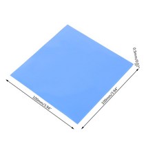 100mmx100mmx0.5mm 1 시트/100pcs 열 패드 GPU 히트 싱크 냉각 전도성, 진한 파랑