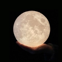 달빛조명 아기수면등 아이방 특이한무드등 탁상용, 3D입체달조명-사출성형방식형