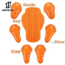 DUAHN-바이크 바이크 오토바이 보호 모토크로스 CE 프로텍터 무릎 패드 바디 라이더, [04] Back 01