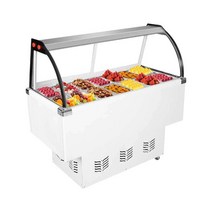 카페 아이스크림 대용량 젤라또 쇼케이스 보관 냉동, 직각 뒷문 18박스 길이 1.6m