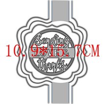 정원그네 금속 커팅 다이 부분적으로 흐린 슬림 라인 스크랩북 사진 앨범 엠보싱 카드 공예, 02 라이트 그린