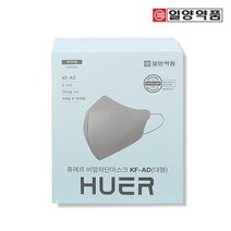 일양약품 휴에르 국산 컬러 새부리형 KF-AD 마스크 대형 50매, 일양_휴에르_새부리_ KFAD흰색_50매