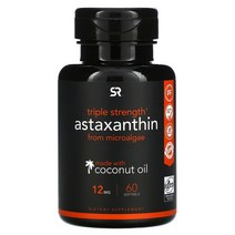 Sports Research Astaxanthin 스포츠리서치 아스타잔틴 12mg 60베지캡슐