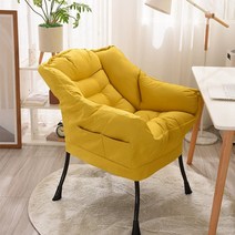 암체어 안락 수유 휴식 거실 안락의자 모유수유 소파, 핑크(스웨이드) -페달