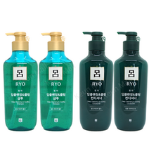 (주)아모레퍼시픽 [무료배송]려 청아 딥클렌징&쿨링 (샴푸2+컨디셔너2) 550ml, 1세트