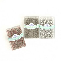 오렌지미싱 시침핀 대용량 진주핀 실크핀 큰사이즈, 실크핀(머리매우작음)