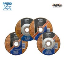 페어드 플랩디스크 4인치 ZR(지르코니아) 날개사포 골드 독일정품, #40, 1개