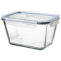IKEA 365+ 이케아 365+ 식품보관용기+뚜껑 - 직사각 유리/플라스틱 1.8 l