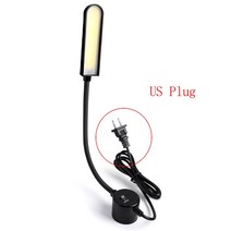 휴대용 LED 재봉틀 3W/6W/8W 110 265 선반 드릴 프레스 작업대용 마그네틱 마운팅베이스 작업 조명, 04 6 W