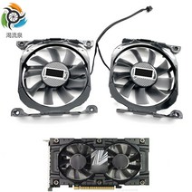 L1968015PWM-4P 그래픽 카드 쿨러 냉각 팬 INNO3D GEFORCE GTX 650TI 660Ti 670 X2 용 12V 0.40A CF-1281, 한개옵션0