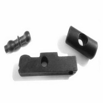 밀링 3pc 브리지 포트 밀 부품 머신 피드 트립 레버 볼 앰프 플런저 CNC 머신, a