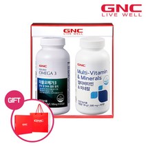 [지앤씨] GNC 멀티비타민 앤 미네랄+더블오메가3 600mg, 상세 설명 참조, 상세 설명 참조