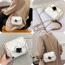 마트498 가죽가방 DIY 만들기키트 체인백 화이트 취미키트 집에서혼자놀기 수제가방 취미생활 취미박스 핸드폰가방