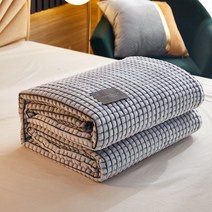 MOSAIRATION무릎 담요 벨벳 사계절 공용 사무실 낮잠 담요