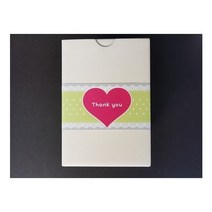 [띠지/띠종이]연두땡큐(대)-가로형 세로형 /1묶음(100ea), 가로