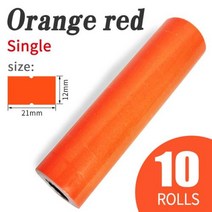 라벨부착기 반자동 수동 스티커 부착 가격, orange red