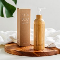 수부니 시카부 바디 로션 280ml/ 병풀추출물 대나무추출물/ 끈적임 없는 고보습 바디 로션/ 아카시아향 바디 크림, 1개
